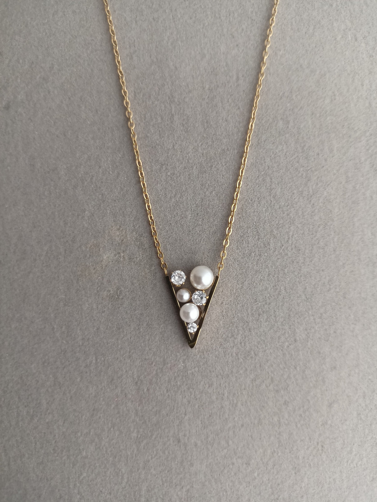 Pearl Stone Necklace