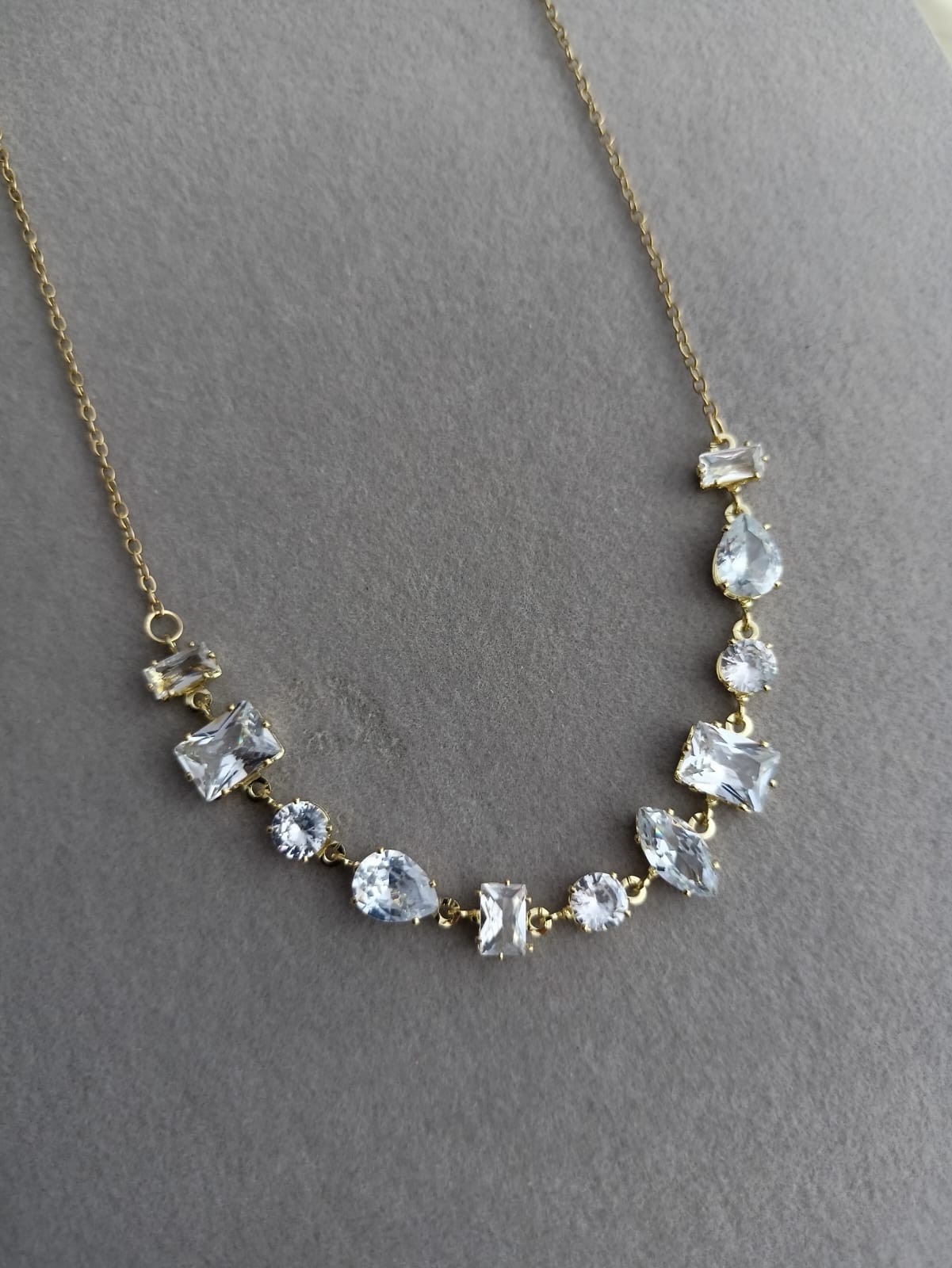 White Stone Necklace