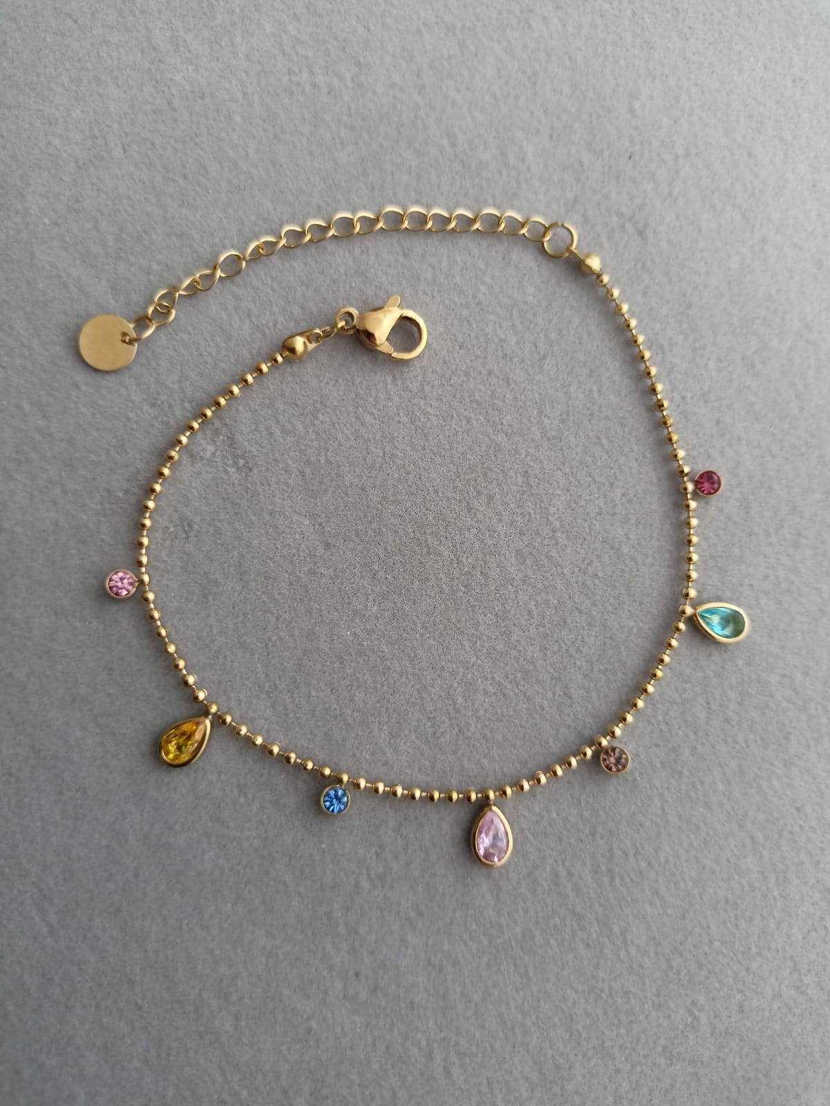 MultiStone Drop Bracelet