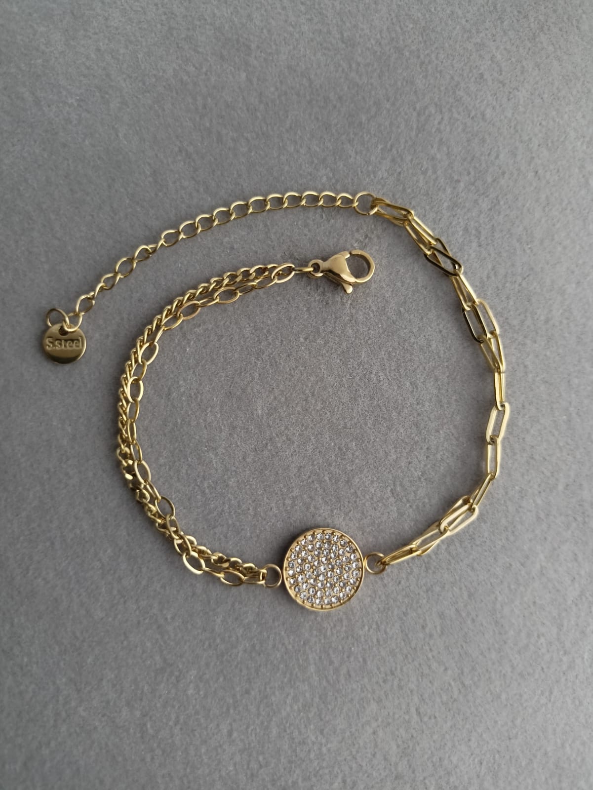 Circle Stone Bracelet