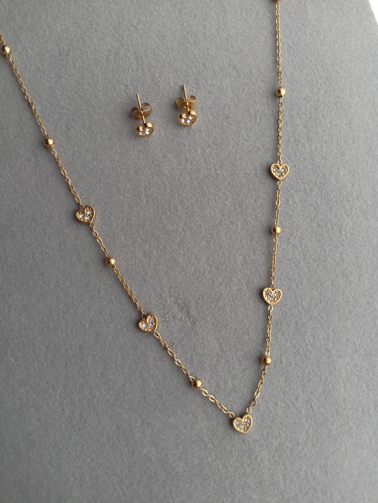 Mini Love stone Necklace Set