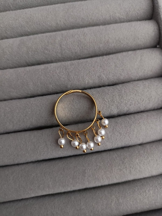 Pearl Drop Ring