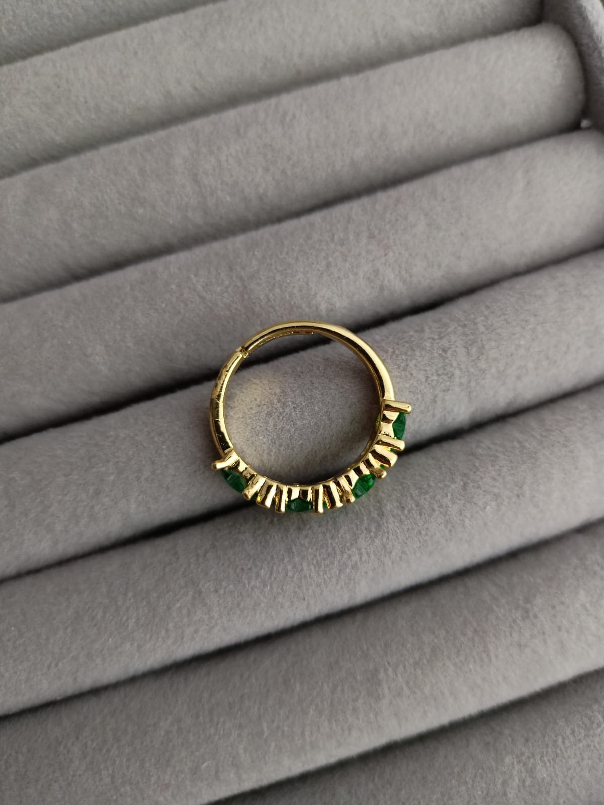 Green Hearts ring