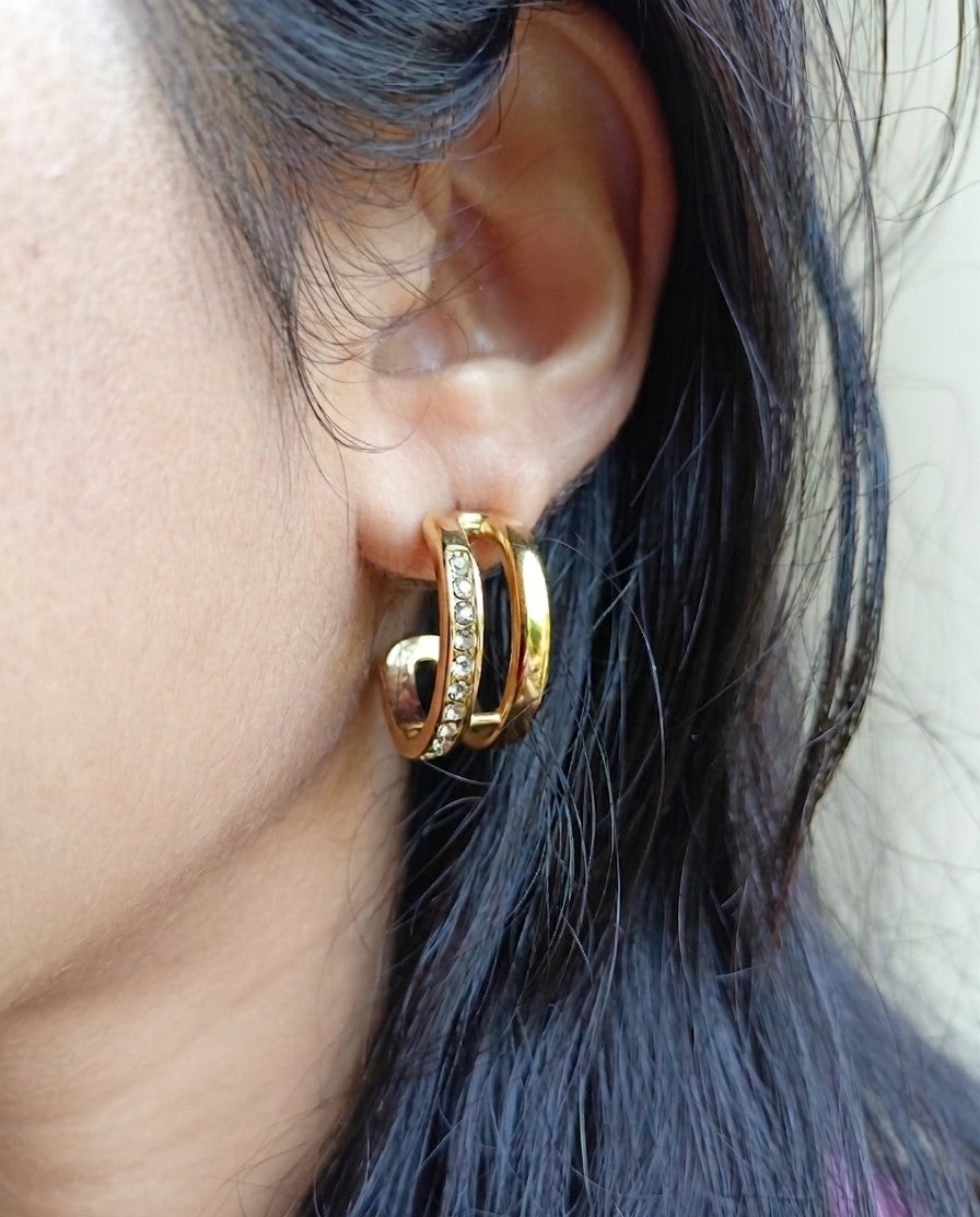Thick Hoop Earrings