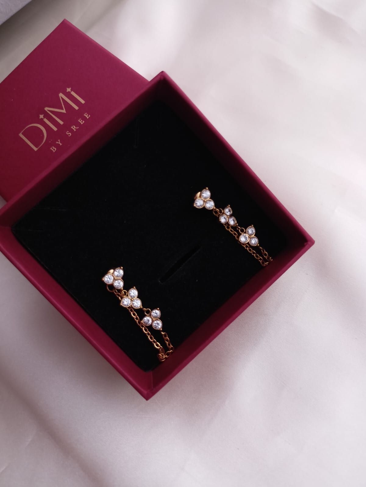 Trinity Loop Drop Earrings