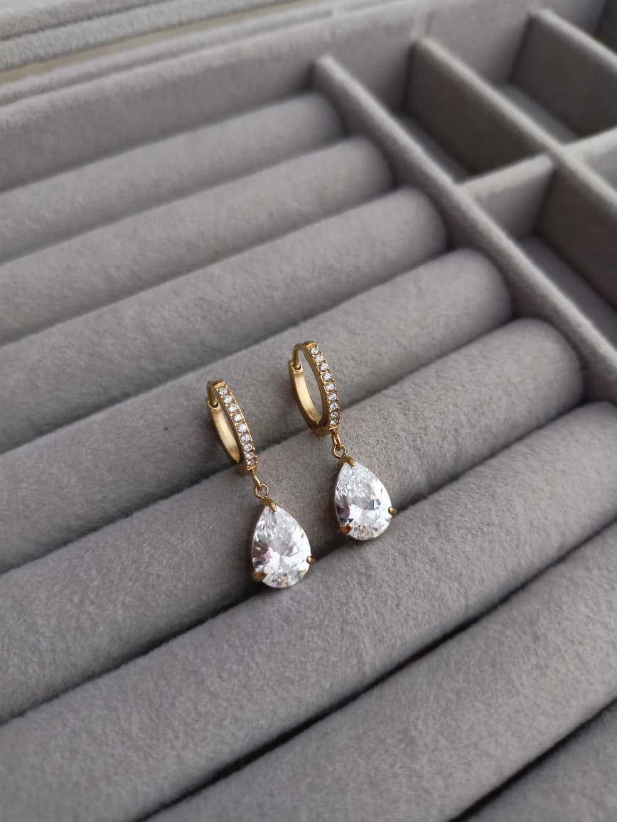 Dahlia Teardrop Earrings