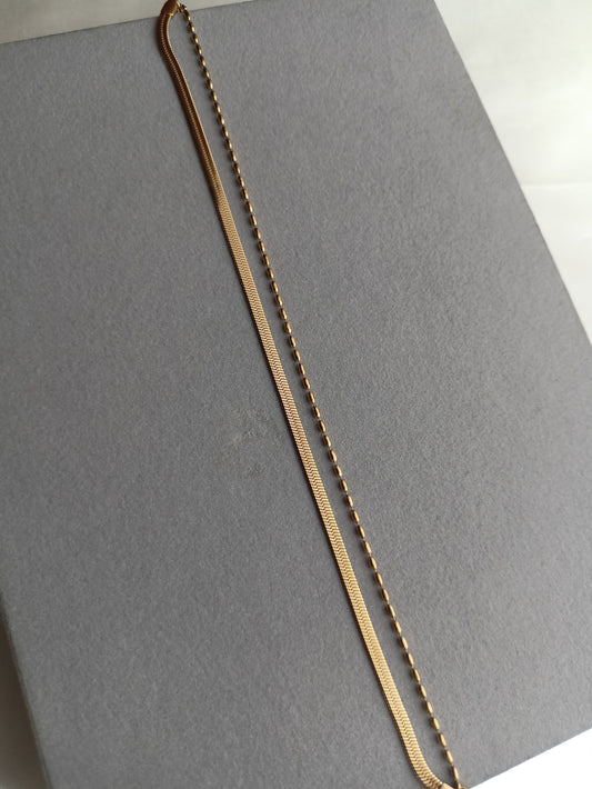 Double layer small beaded anklet(single piece available)