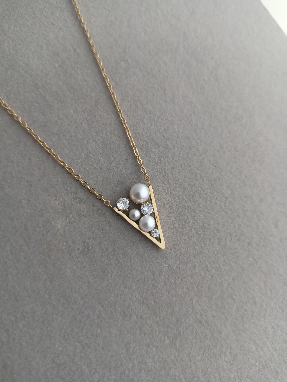 Pearl Stone Necklace