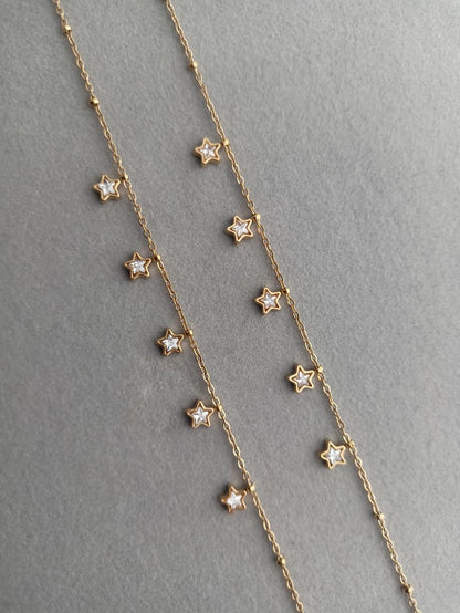 Star Stone Anklets