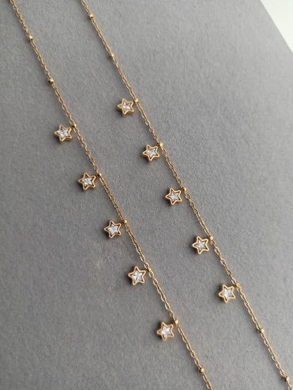 Star Stone Anklets