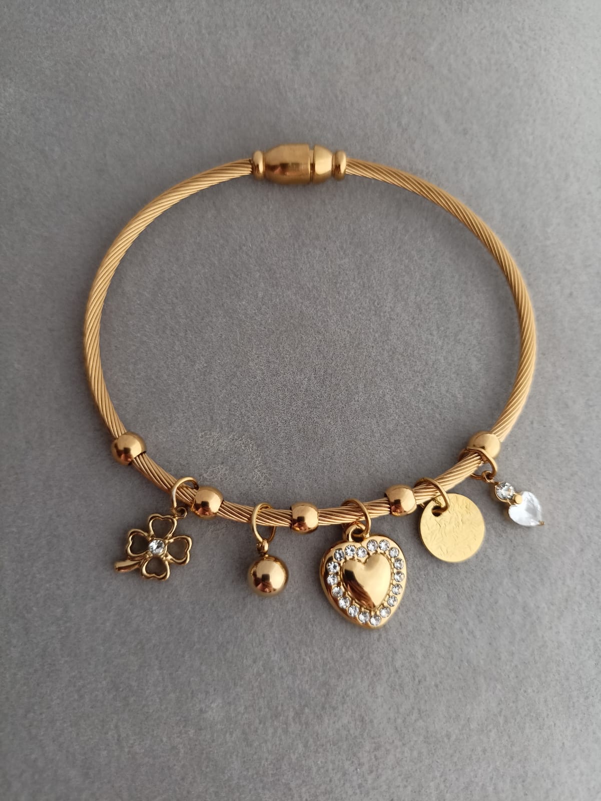 Love Charm Bangle