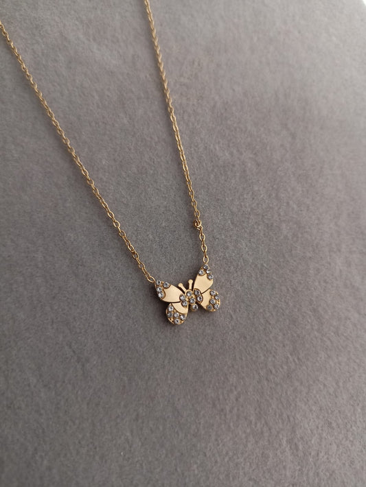 Golden Wing Necklace