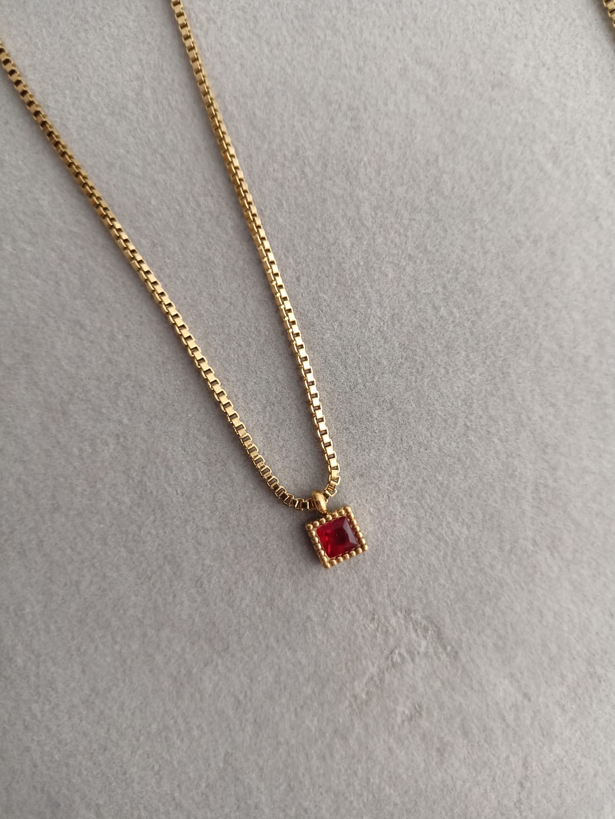 Crimson Glow Necklace