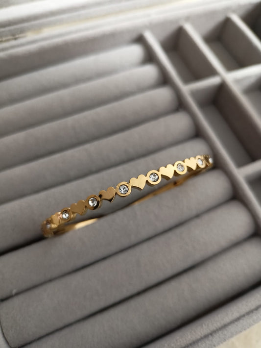 Little Hearts Bangle