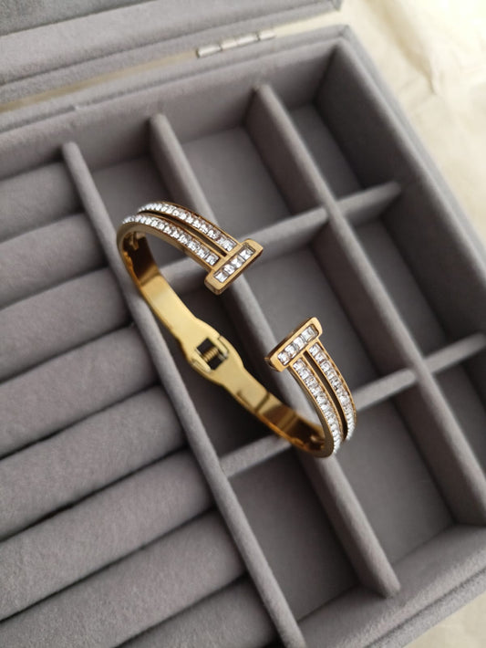 White Stone Cuff