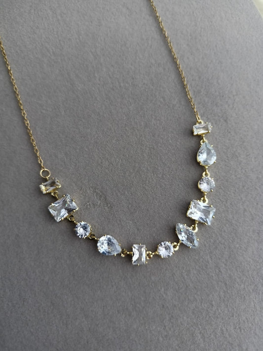 White Stone Necklace
