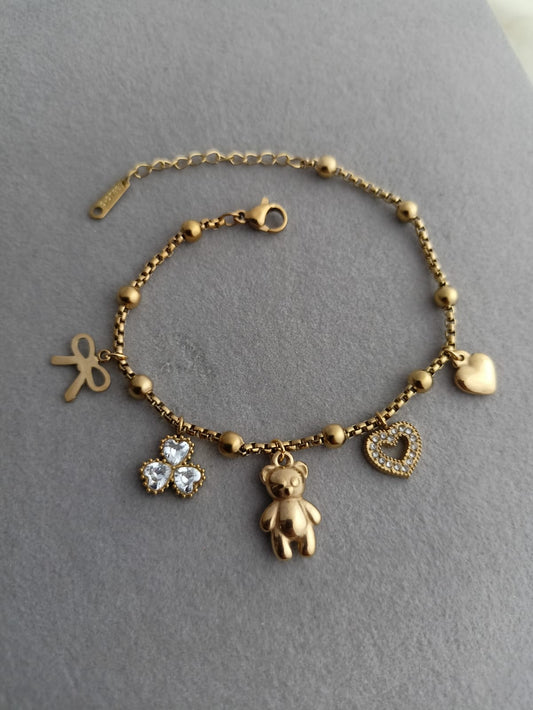 Teddy Charm Bracelet