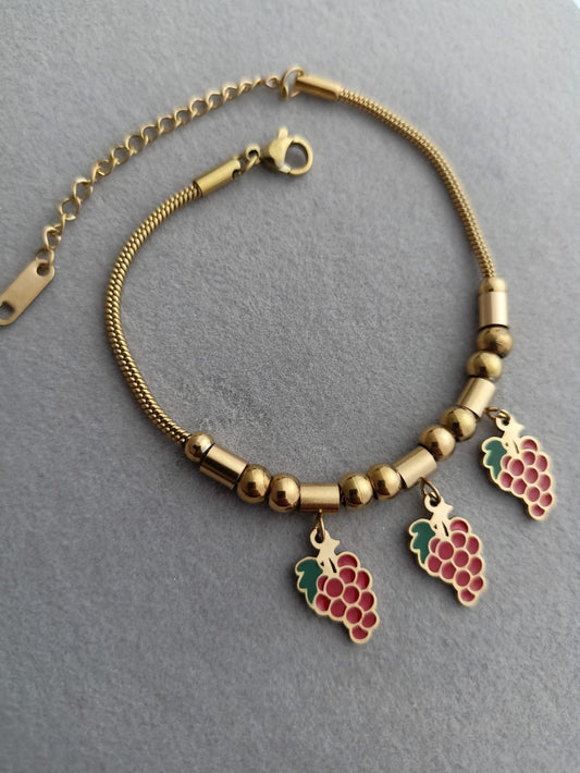 Red Grapes Bracelet