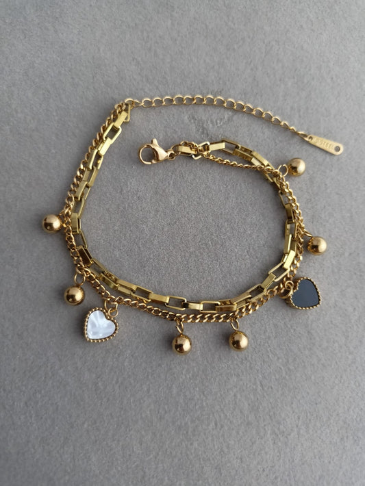 Black and White Love Bracelet