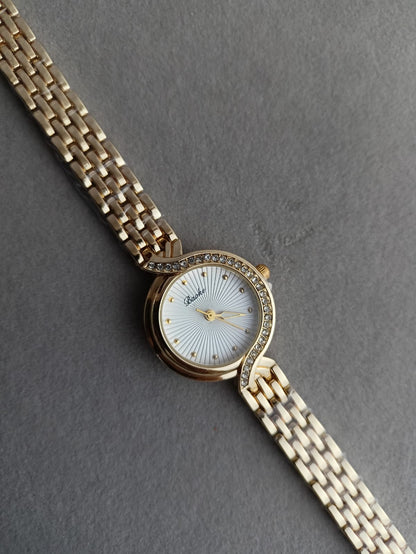 Round Stone Dial Watch