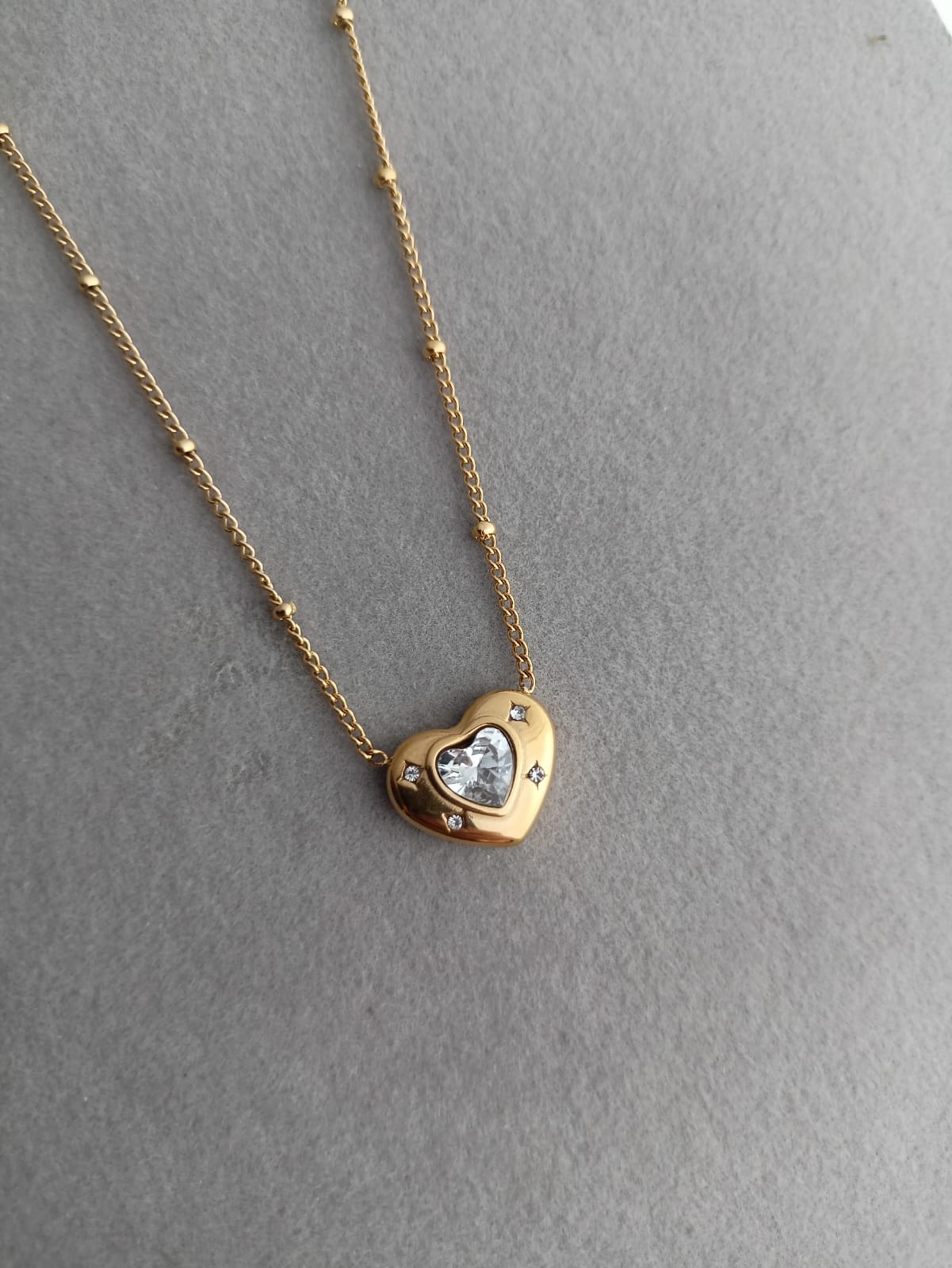 Crystal Heart Necklace