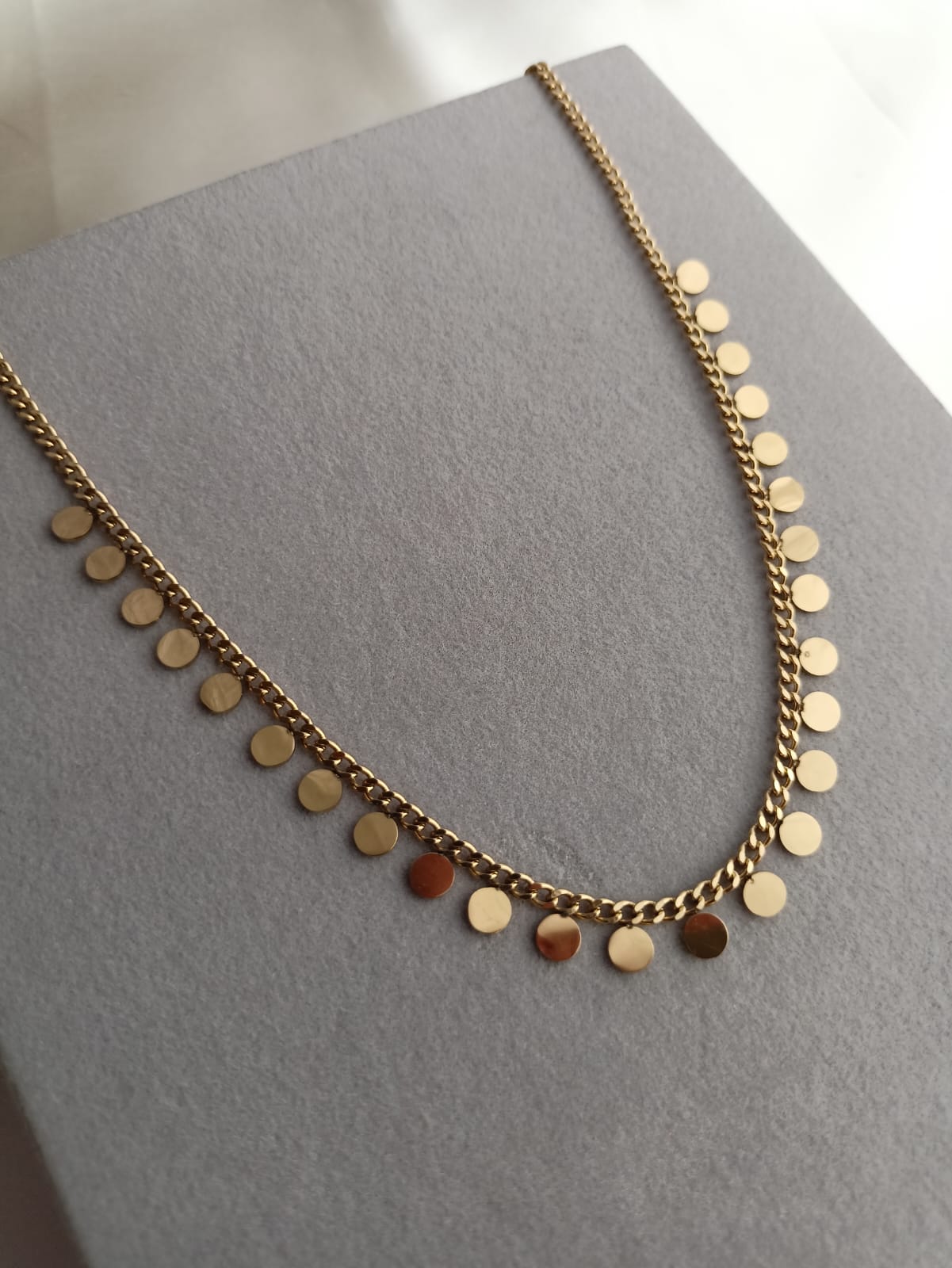 Sunlit Coin Necklace