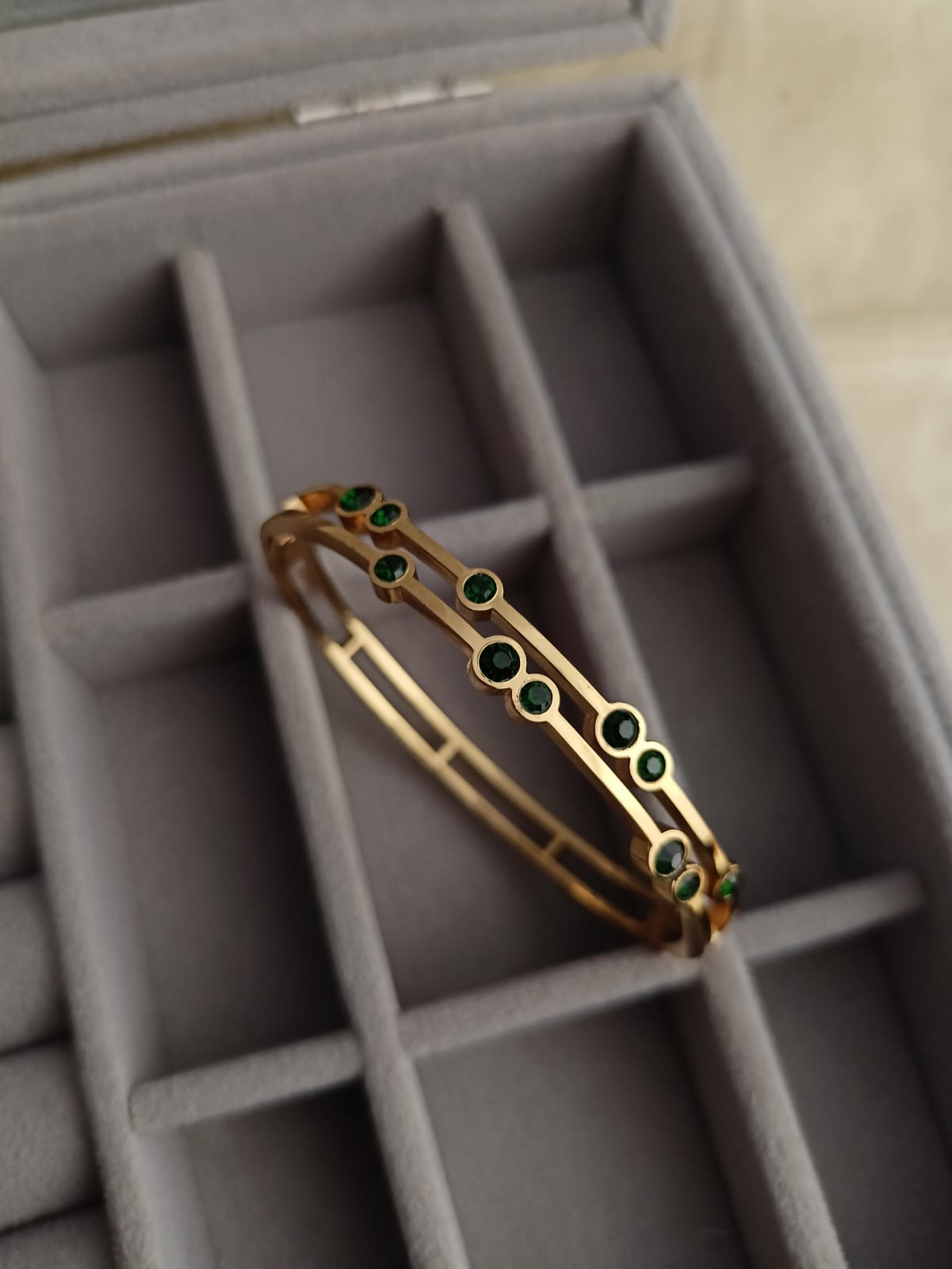Green Binary Bangle