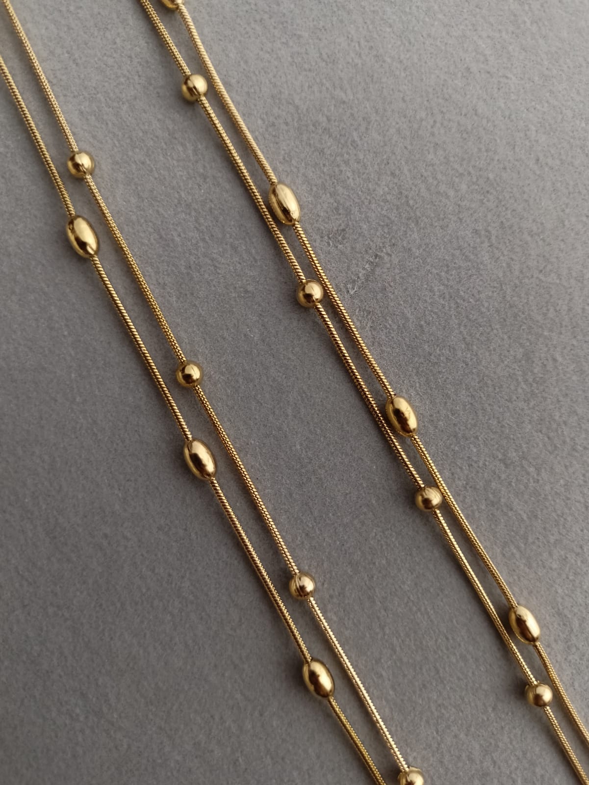 Double Layer Bead Anklets
