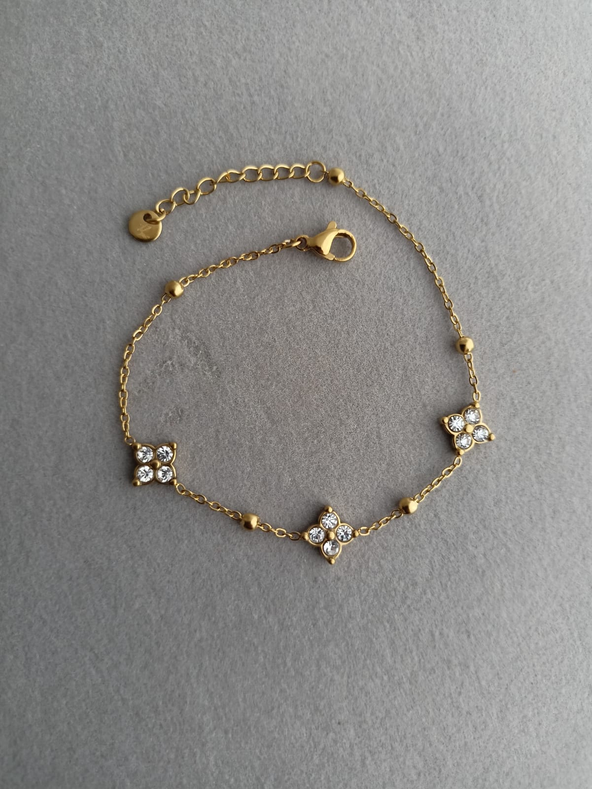Triple Floral Bracelet