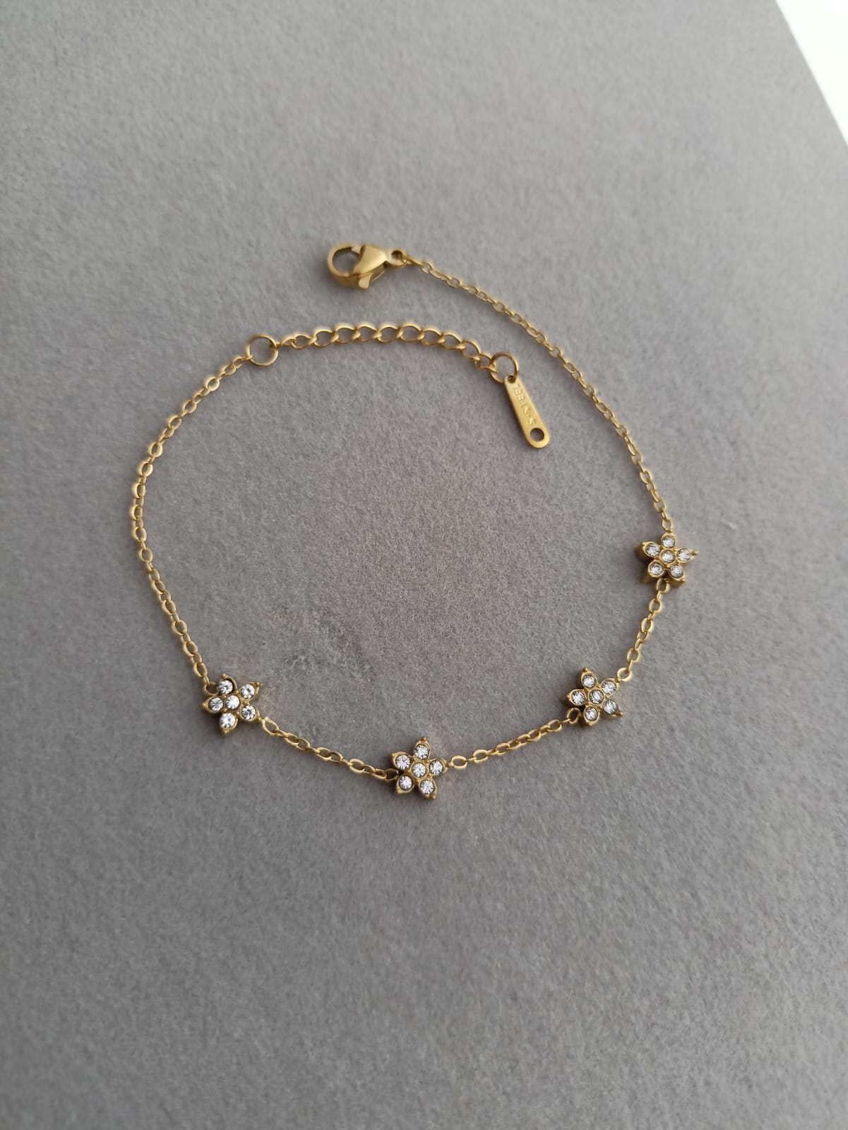 Floral Stone Bracelet