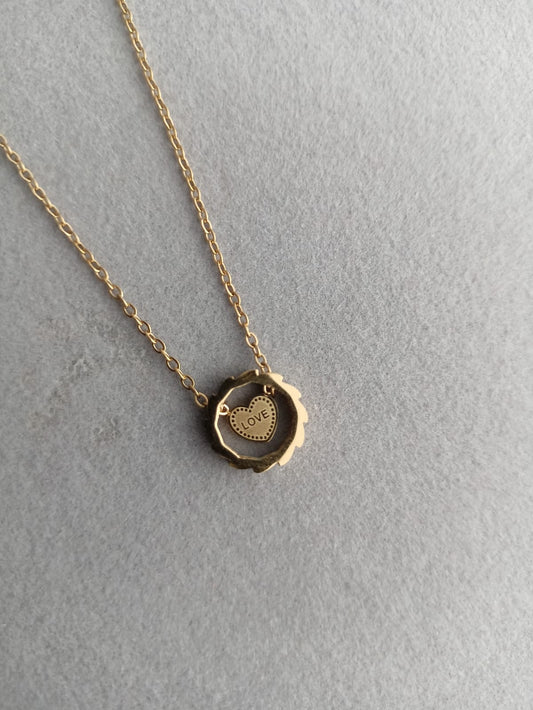 Love Text Necklace