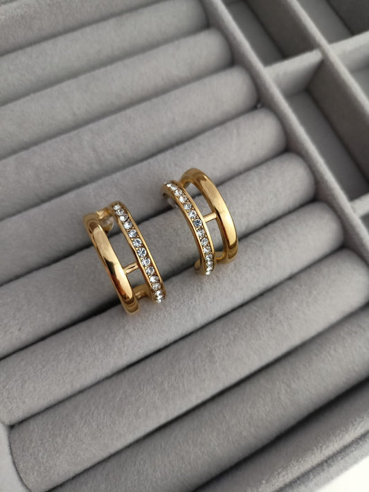 Thick Hoop Earrings