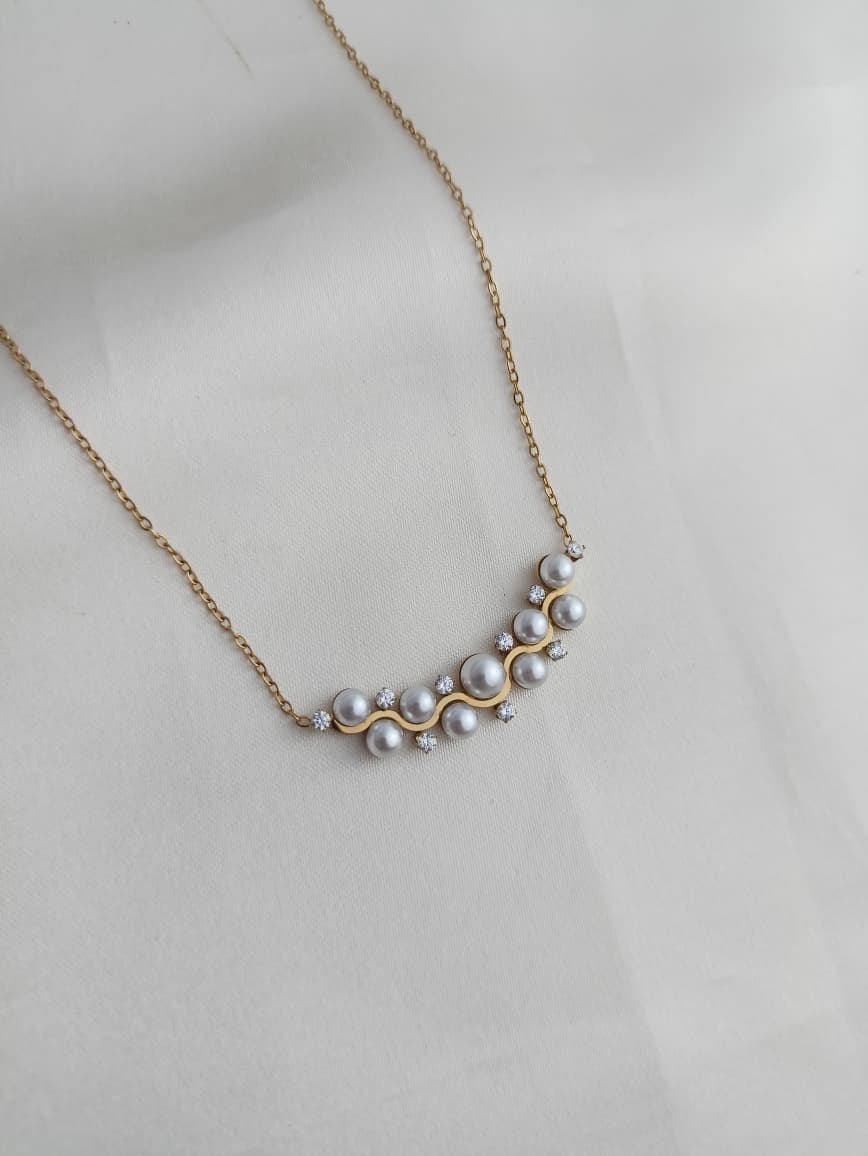 Pearl Cascade Necklace