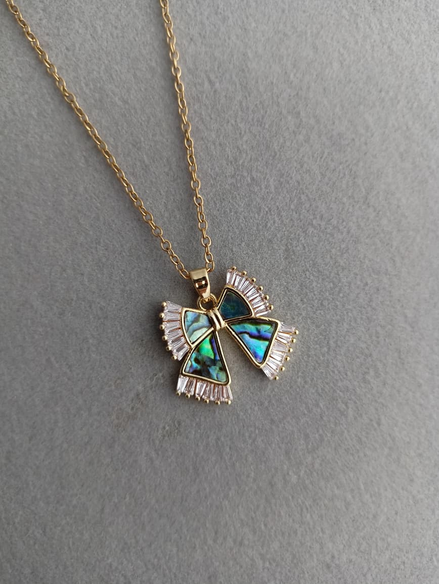 Prism Bow necklace