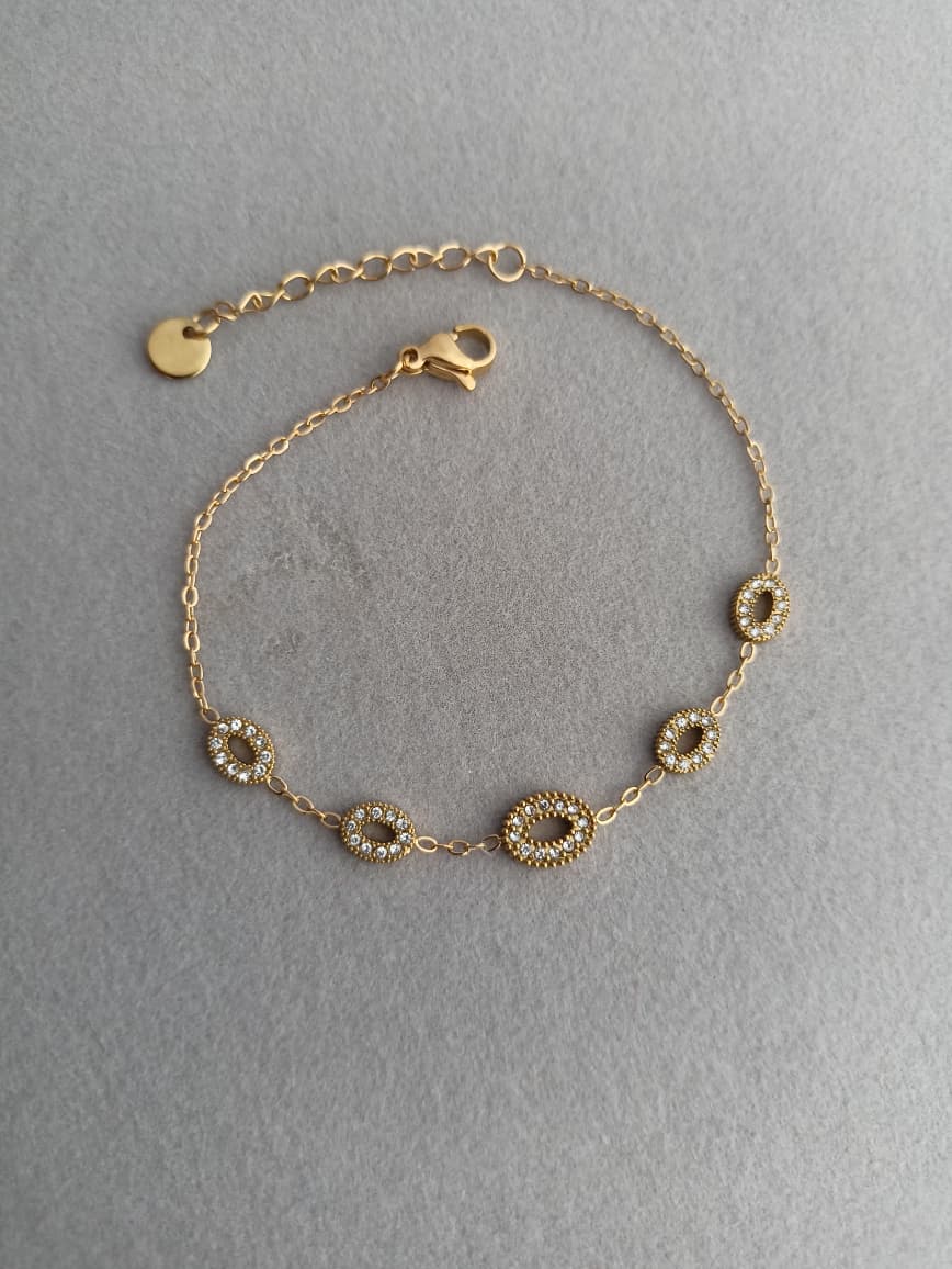 Oval Stone Bracelet