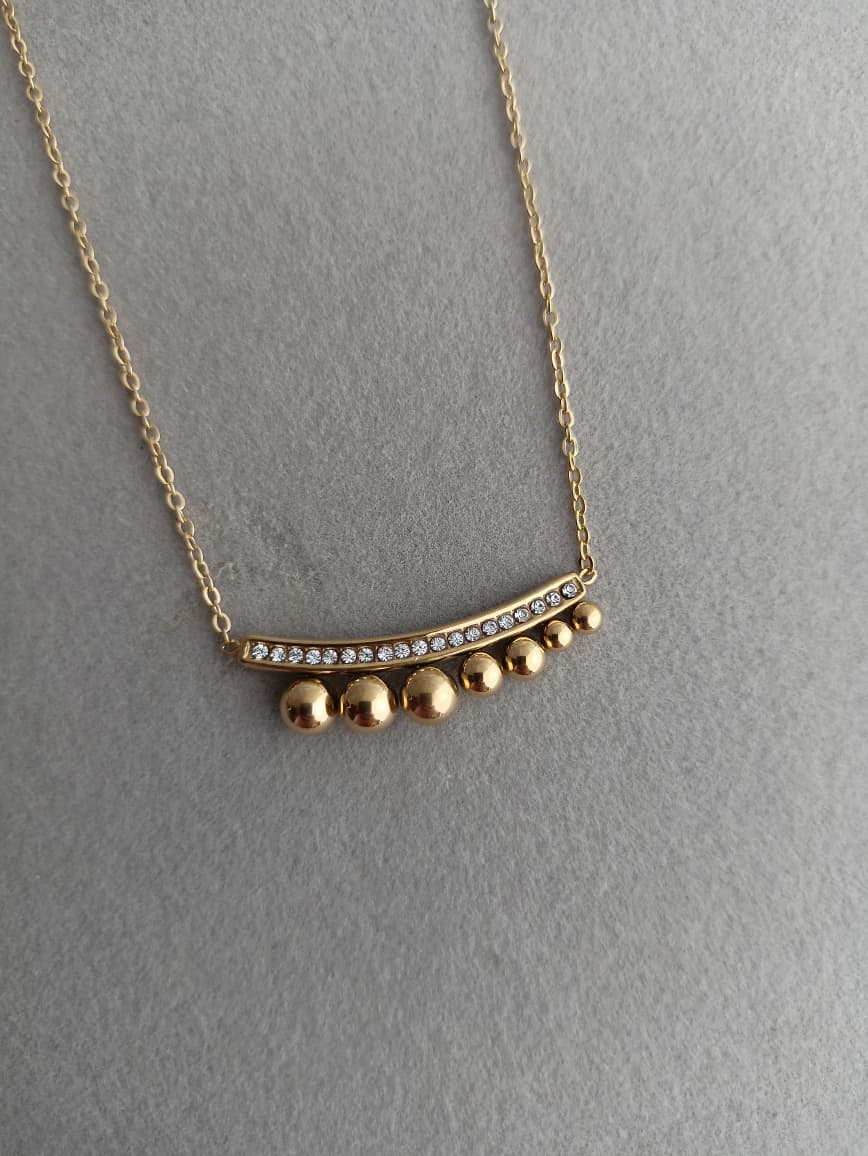 Bead Stone Necklace