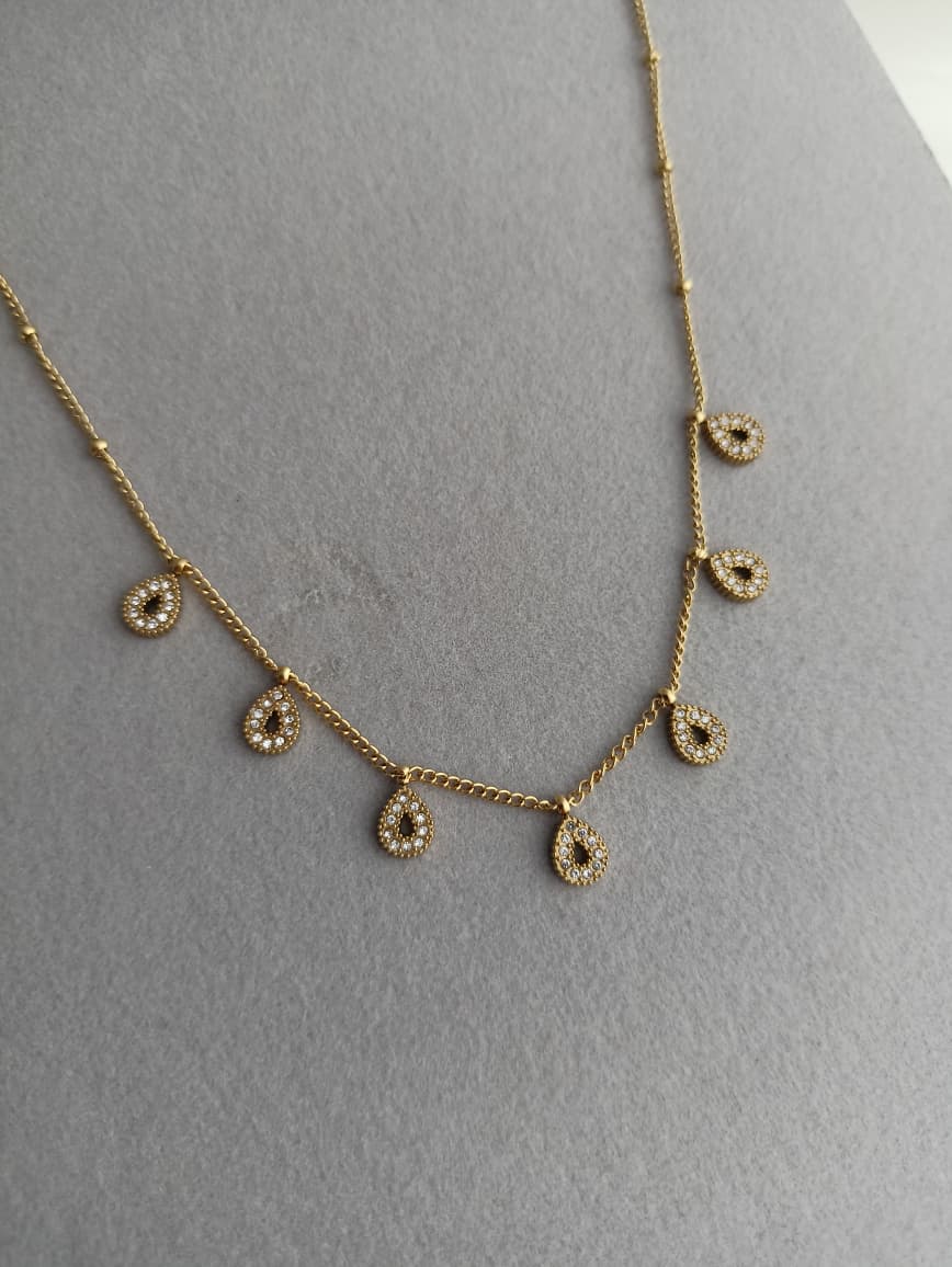Drop Charm Necklace