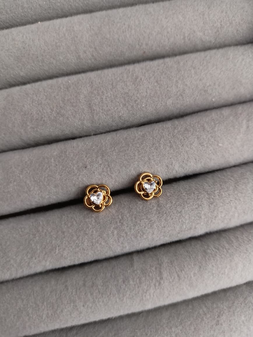 Rose Stud Earrings