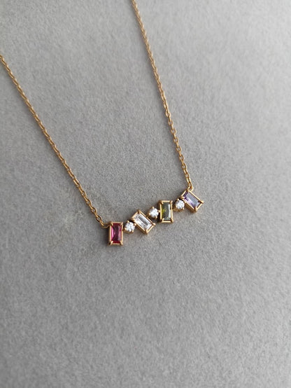 Baguette Bar Necklace