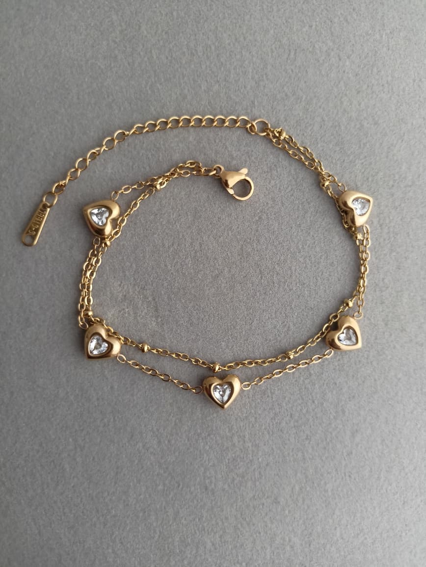 Double Layer Love Bracelet