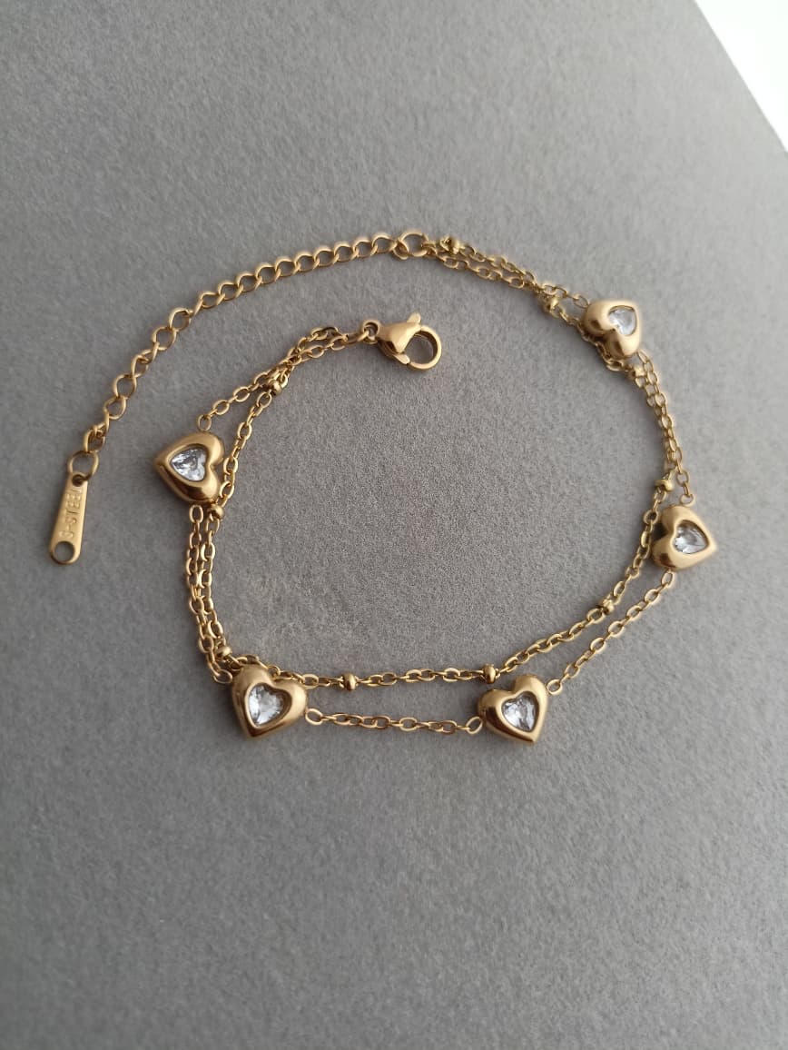 Double Layer Love Bracelet