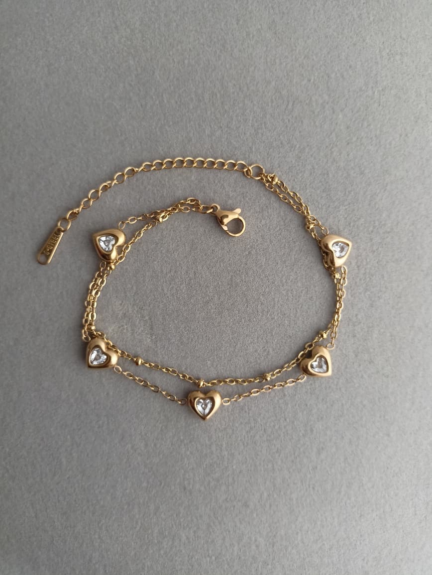 Double Layer Love Bracelet