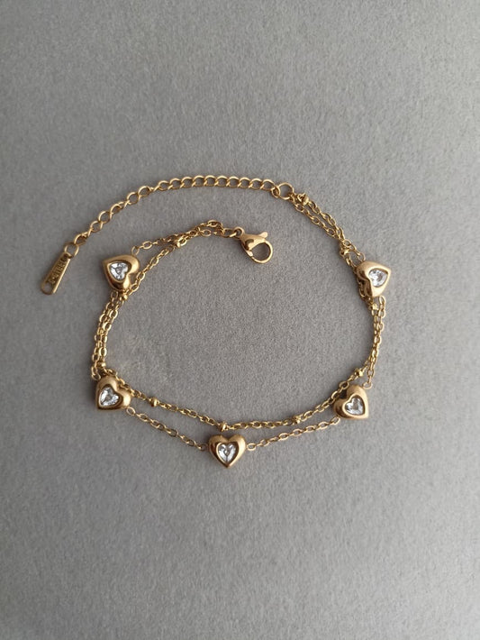 Double Layer Love Bracelet