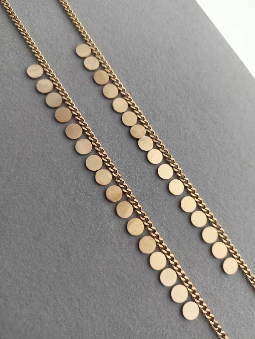 Coin Anklets