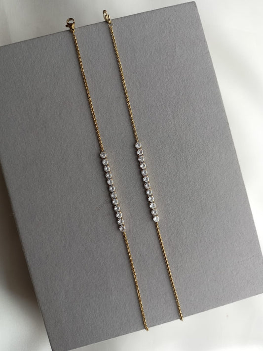 Crystal Trail Anklets