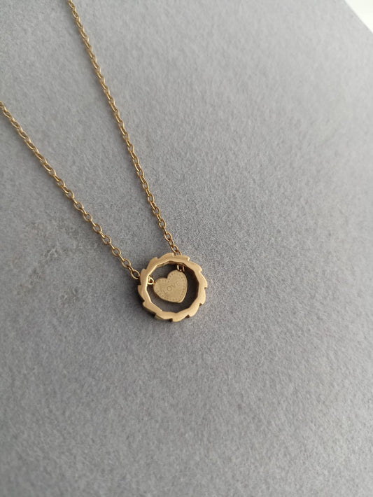Love Text Necklace