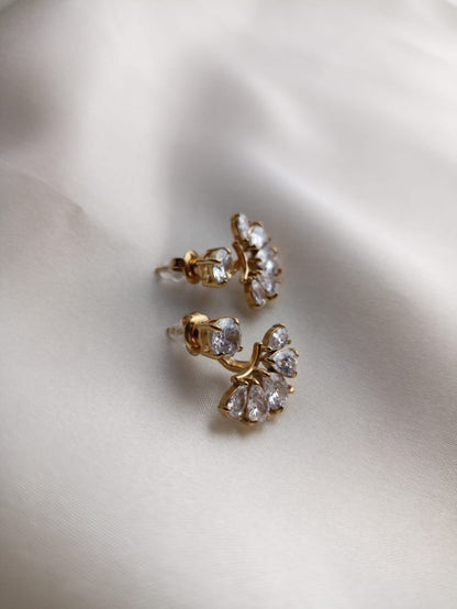 Tiara Drop Studs