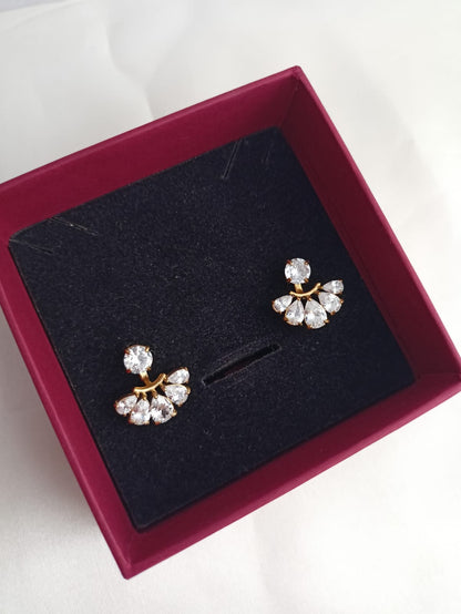 Tiara Drop Studs