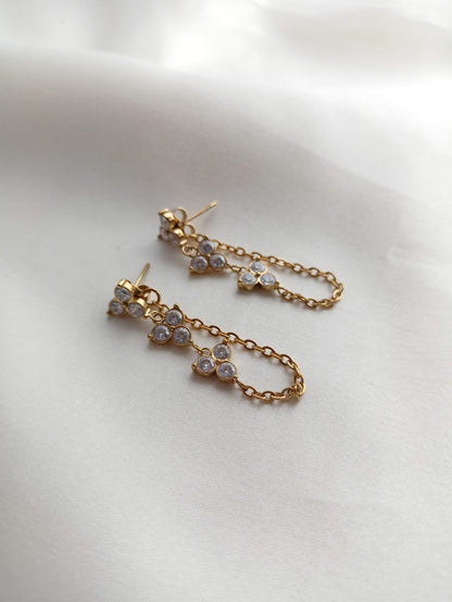 Trinity Loop Drop Earrings