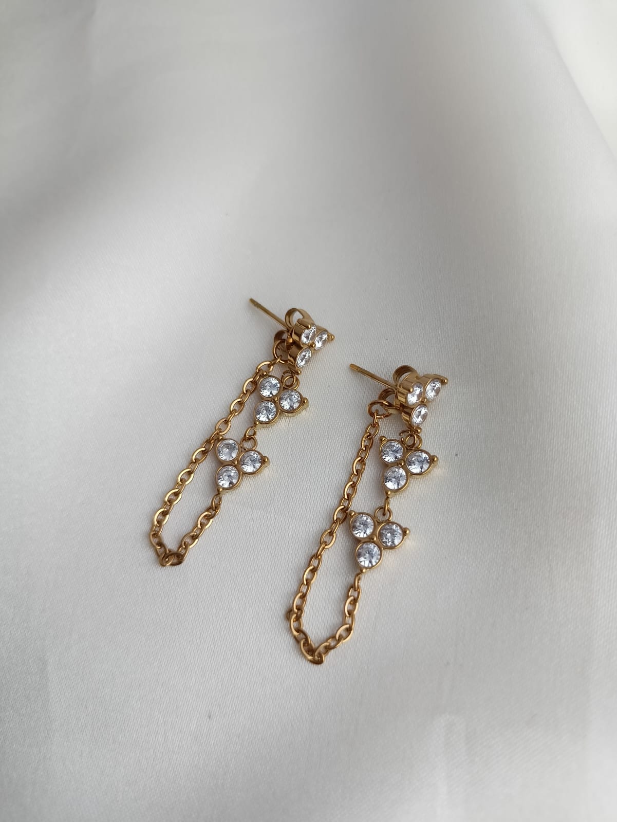 Trinity Loop Drop Earrings